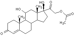 醋酸氫化可的松結構式