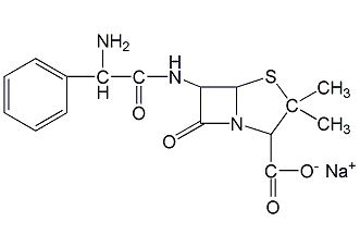 氨芐青霉素鈉結(jié)構(gòu)式